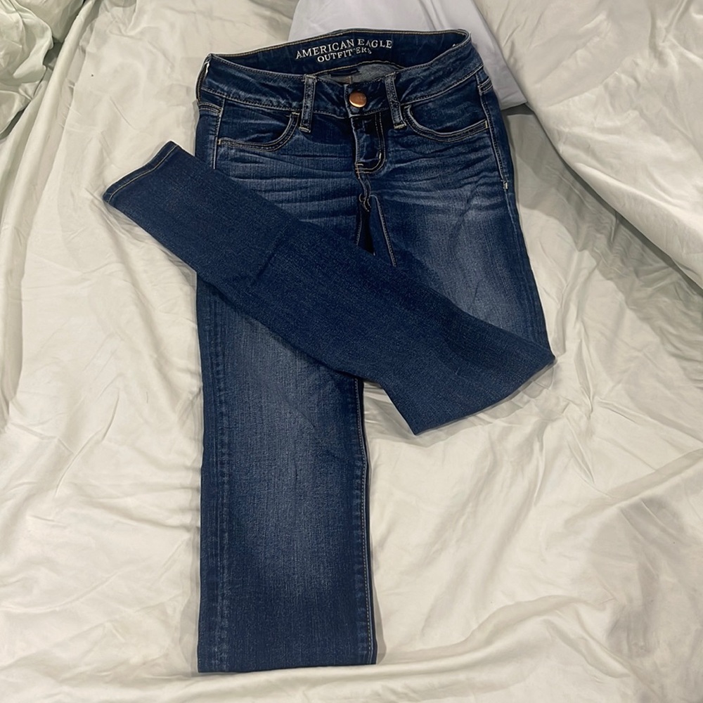 American Eagle super low rise jegging jeans